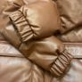 Padded Faux Leather Coat Image 6