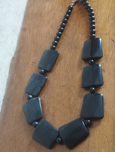 Beautiful black necklace.