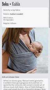 Boba baby wrap carrier