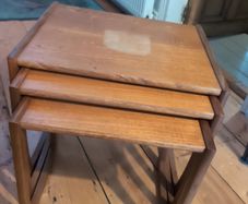 Vintage tables G plan quadrille nest of tables
