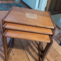 Vintage tables G plan quadrille nest of tables