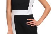 Vero Moda Black &amp; White Colourblock Shift Dress