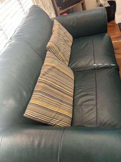 2 x 2 Seater Leather Sofas | EZ Living