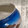 Painted gold and blue pot Image 2