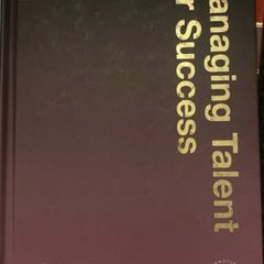 Managing Talent for success