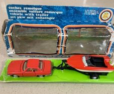 Mercedes 350 SL with trailer 1/43 JOAL Rare