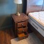 King bed, mattress, lockers and side lamps Image 8
