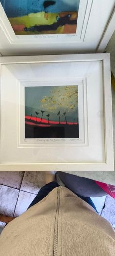 SET OF 2 FRAMED The artwork appears to be a limited edition print 1- Before the Storm II. 2- Evening by the Birch Tree.