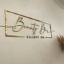 Mirror Gold Acrylic Logo Lettering - Custom Cut Wall Sign, Any Logo or Name Image 3