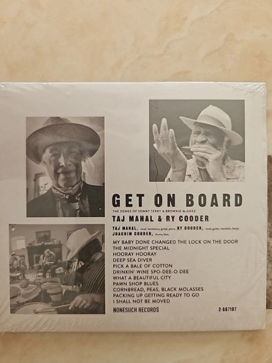 Taj Mahal & Ry Cooder CD - Get On Board  NEW