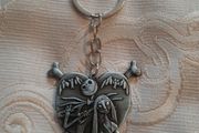 nightmare before christmas metal keyring