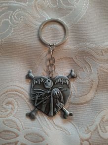 nightmare before christmas metal keyring