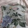 Rare Ted Baker - Mint Green Floral Tshirt - Size 2 UK 10 - RRP 70 Image 4