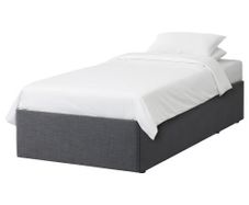 Single divan bed with storage