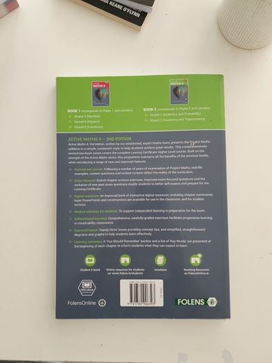 Active maths 4 leaving cert book 2 ( 2nd edition )
