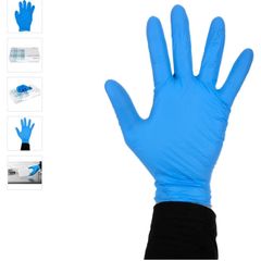 Nitrile Powder Free Gloves (Small) Blue