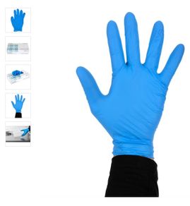 Nitrile Powder Free Gloves (Small) Blue