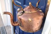 Old copper  kettle