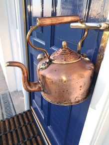 Old copper  kettle