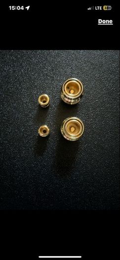 strap lock guitar system gold brand new