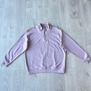 NEW Dunnes Mens Half Zip Sweatshirt L