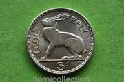 1968 year Uncirculated 3 Pence.
