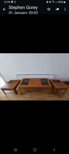 3 matching tables