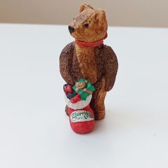 Peter Fagan Seasonal Bear Figurine, Present time  1991