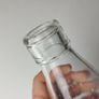 361 - Strand Dairy Vintage Collectible Decorative Clear Glass Embossed Letters Milk Bottle Image 7