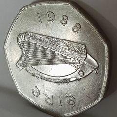 Irish 50p 1988 Milenium 1000 years of Dublin,  Standard post included using An post digital stamp 2.85 ,registered post extra 9.50 to buyer