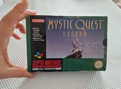 Mystic Quest Legend Snes Super Nintendo Arcade Retro Games Original
