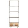 Book Cabinet 56x28x163 cm Solid Rough Mango Wood Image 7