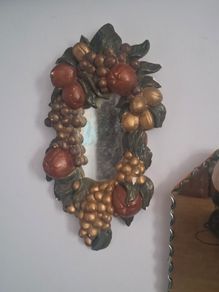 Majolica Fruit mirror