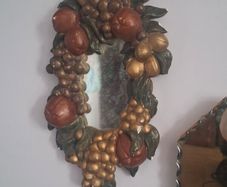 Majolica Fruit mirror