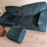 4 seater sofa and footstool Image 2
