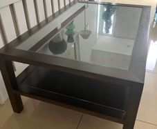 Large Crate & Barrell Solid Wood Coffee Table
