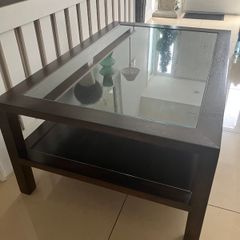 Large Crate & Barrell Solid Wood Coffee Table