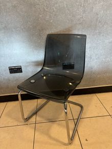 Tobias Chair Transparent/ Chrome-plated