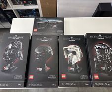 Lego Star Wars helmet collection