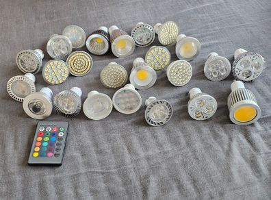LED GU10 bulbs 24 LED bulbs