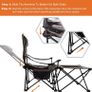 Camping Chairs Folding Reclining Portable Chair with Cup Holder Detachable Side Table and Carry Bag (FREE SHIPPING) Image 4