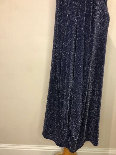 Boohoo navy sparkly blouse (size 26)