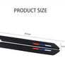 2X BMW M Sport Performance Car Front Rear Bumper Protector Corner Guard Scratch Strip Sticker Rubber Black Auto Bumper Protection G30 G38 E46 E30 E39 E34 E60 E36 E38 M3 M5 X5 X6 accessories Image 5