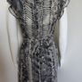 "A wear" patterned sheer dress, Image 2