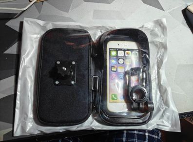 Bicycle phone mount