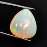 Official Certified Massive 20.14ct Natural Crystal Opal (Play on colours). Gem Report Antwerp Image 2
