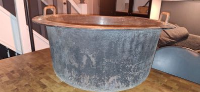 Antique Large Copper Vat