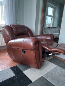 Leather Recliner Armchair