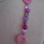 Pink/Purple handmade necklace, New, Jewellery, Gift, Necklaces Image 2