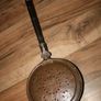 Antique Brass Bed Warmer L-33" diameter 12" Image 4